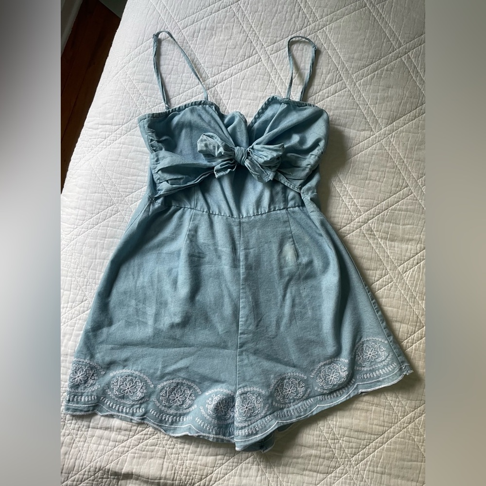 Light blue romper